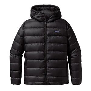 Patagonia Midnight Black Boys' Hi-Loft Down Sweater Hoody